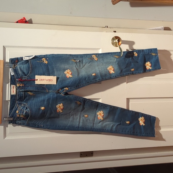Daydreamer Denim with Floral Embroidery - Picture 1 of 8